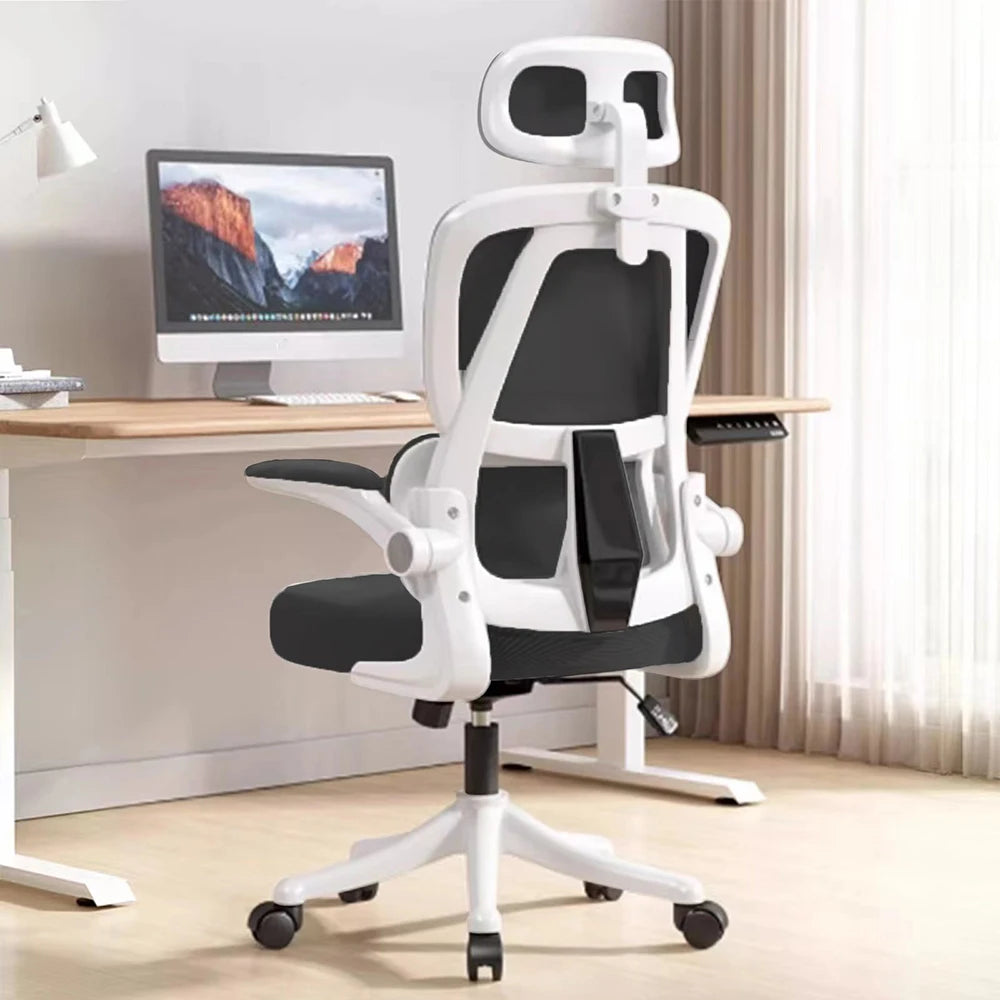 Adjustable Home Desk Chair – Breathable Mesh Comfort with Lumbar Support
