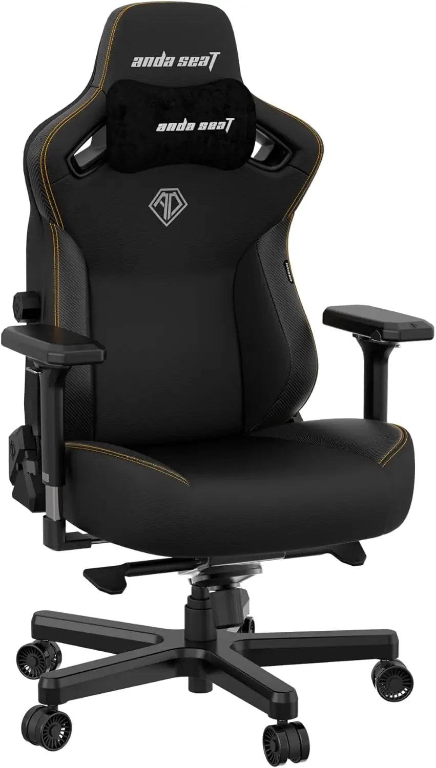 Large Ergonomic Gaming Chair – Premium Leather Office & Gaming Seat with Lumbar Support