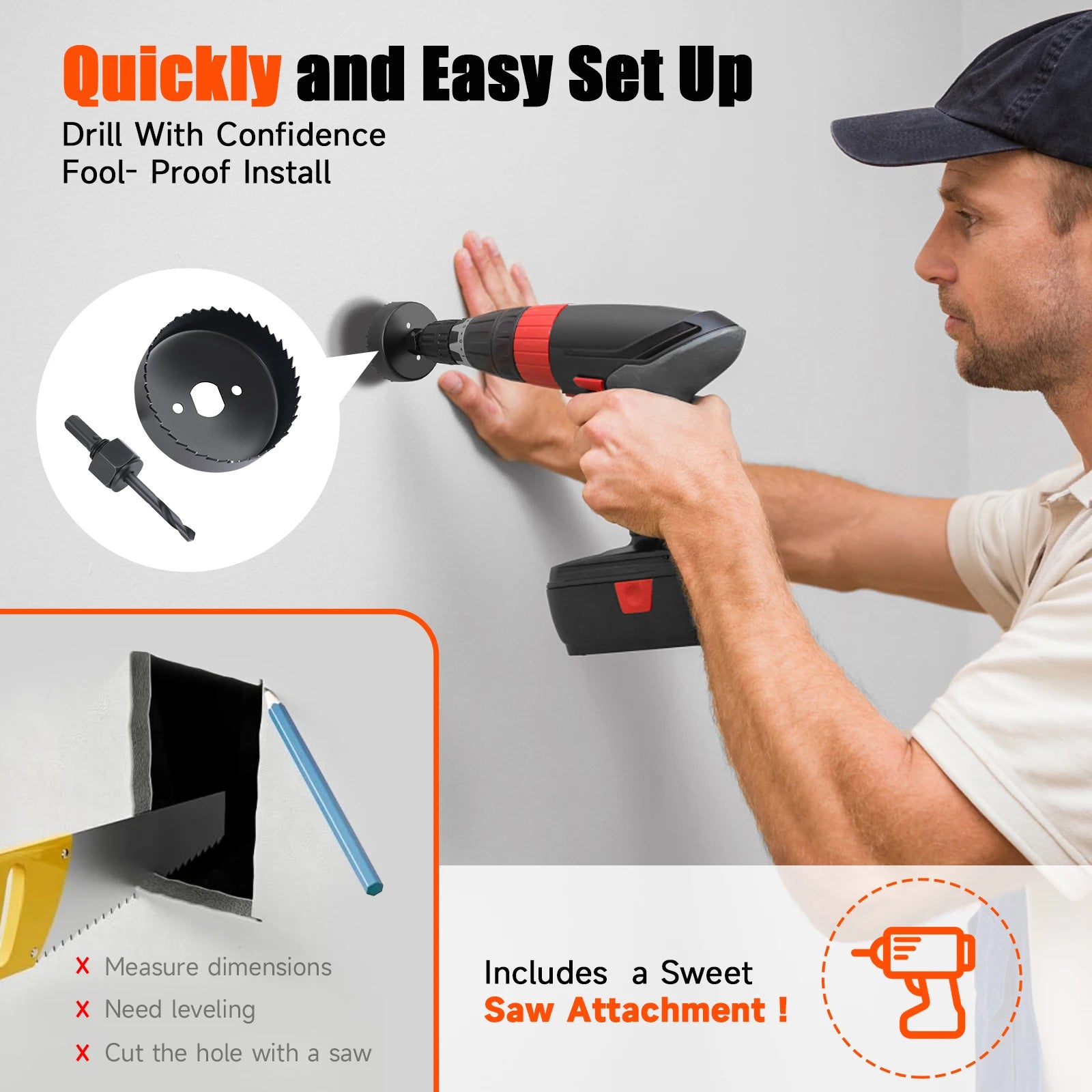 In-Wall Cable Management Kit | TV Cord Hider for Wall-Mounted TVs and Low Voltage Wiring