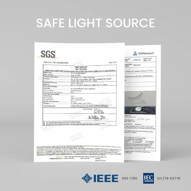 E-Reading Desk Lamp | Adjustable Eye-Care Light for Home Office and Study