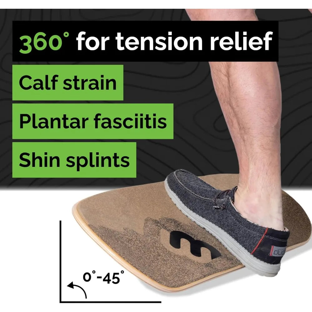 Desk Balance Board with Standing Desk Mat and Stabilizing Ring – Anti-Fatigue Support for Active Workspaces