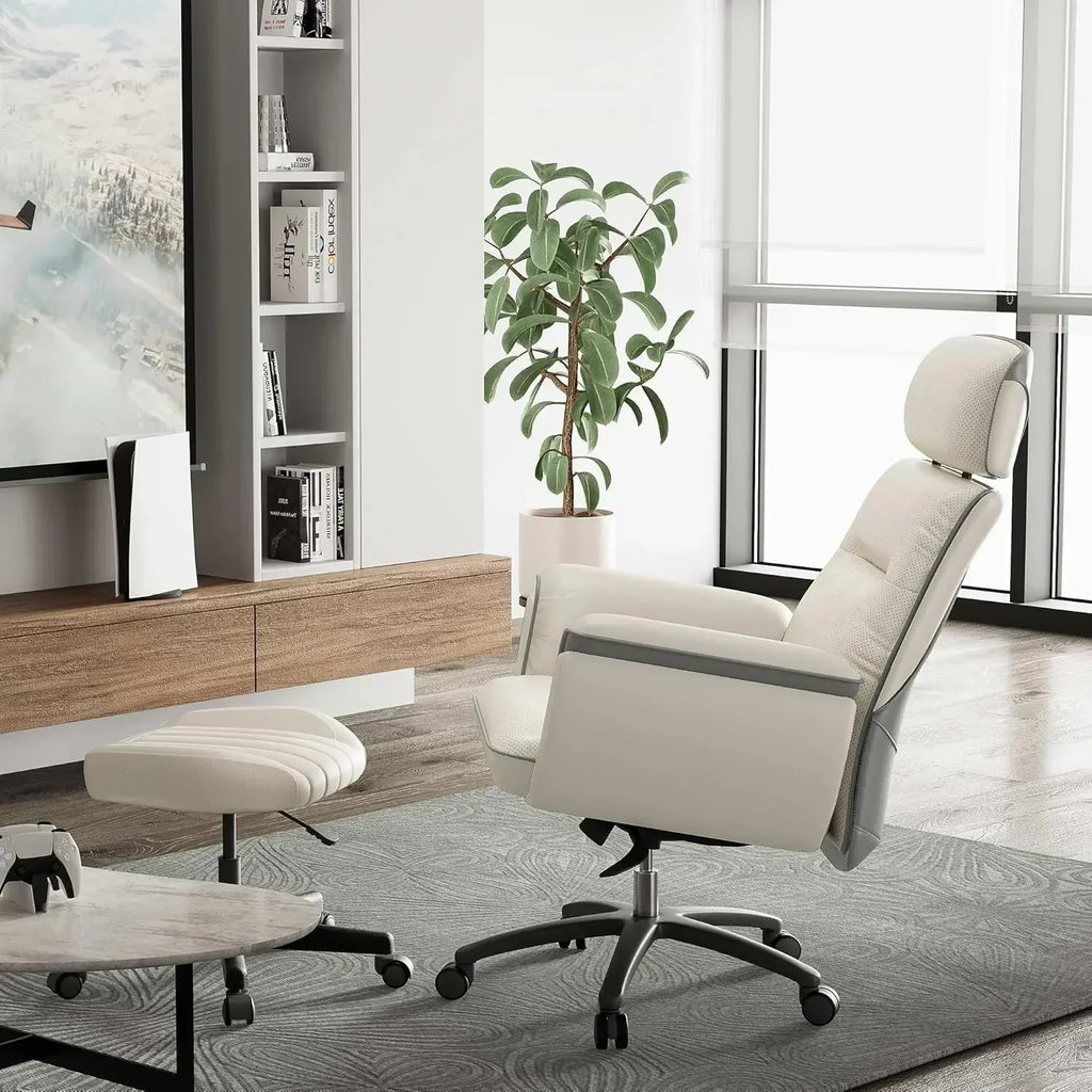 Microfiber Leather Office Chair – Modern Comfort and Executive Style