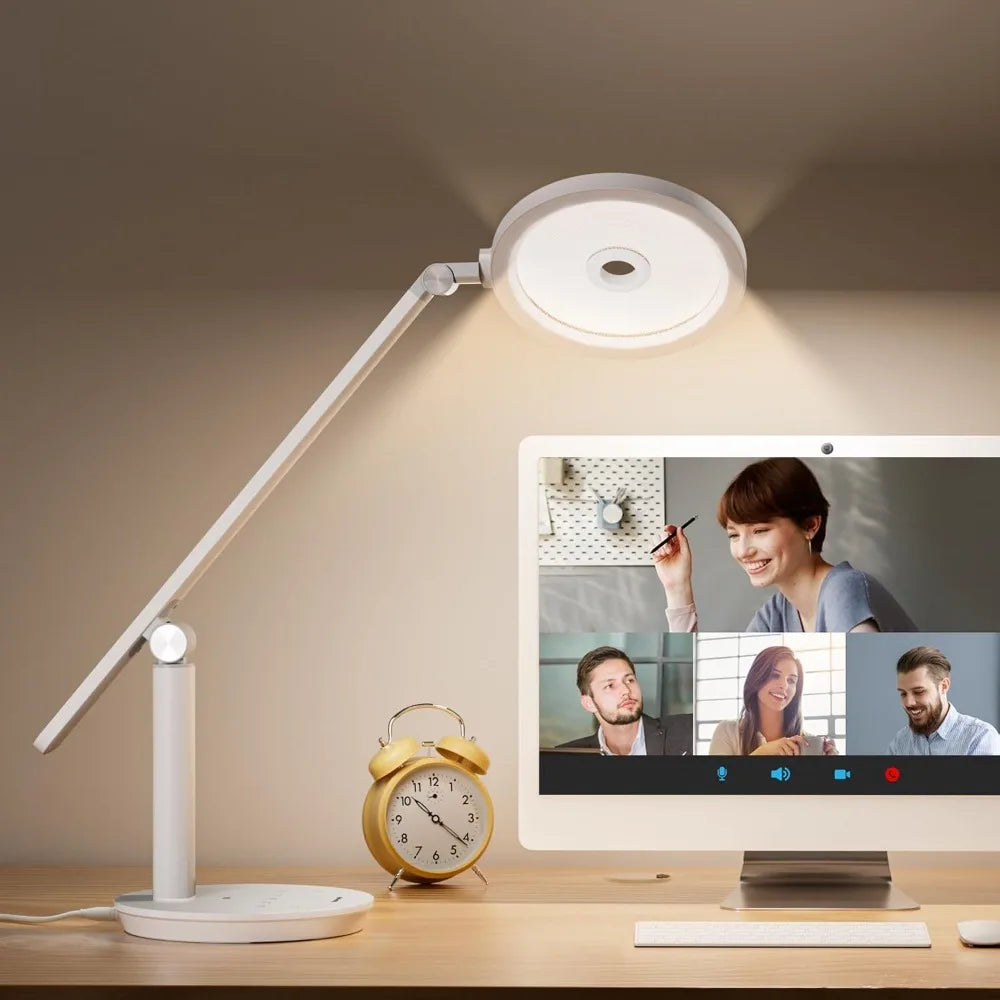 Eye-Caring LED Desk Lamp for Home Office – 800LM Adjustable Light with Timer