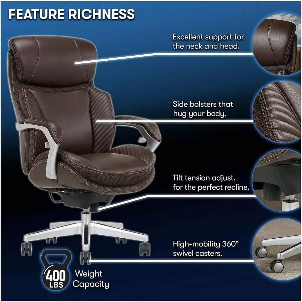 Ergonomic High-Back Executive Chair – Refined Comfort and Lasting Support