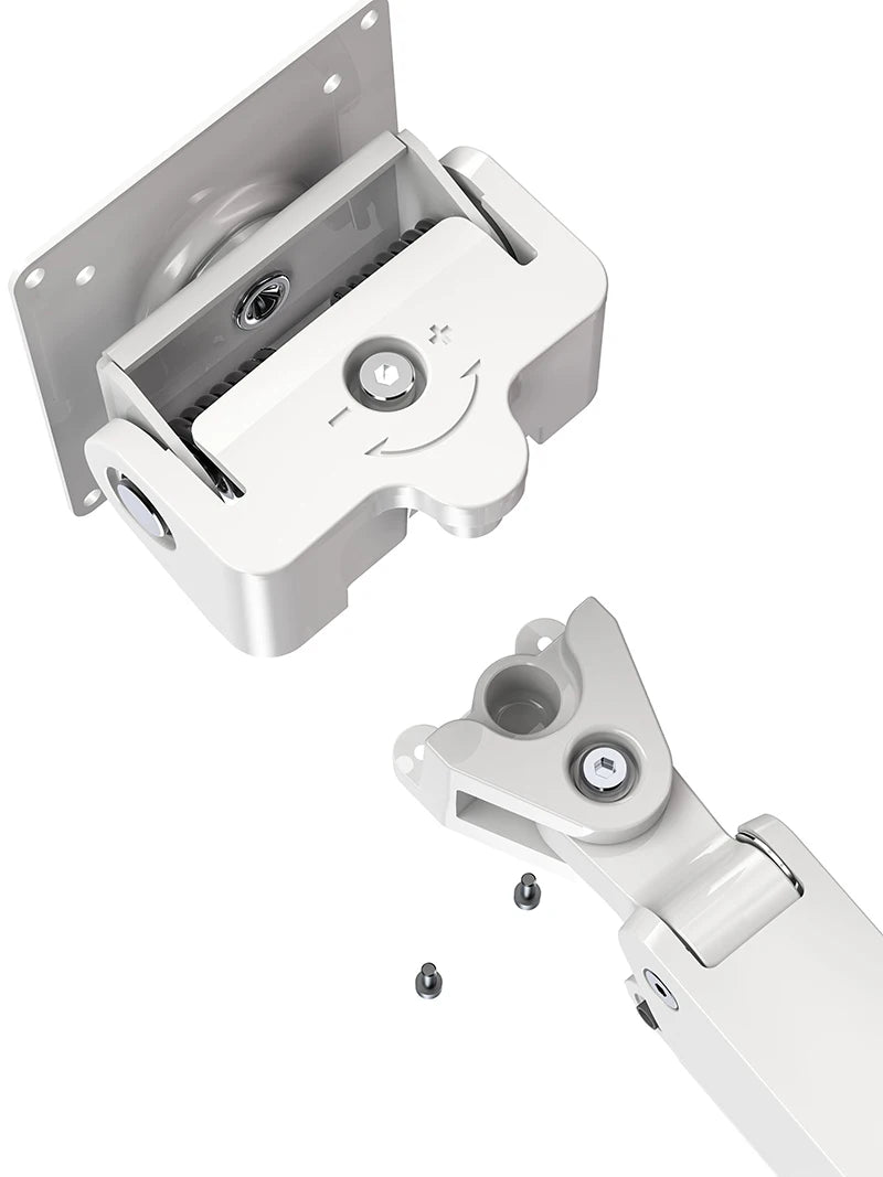 Aluminum Gas Spring Monitor Arm | Adjustable Desk Mount for 34–49 Inch Curved Screens