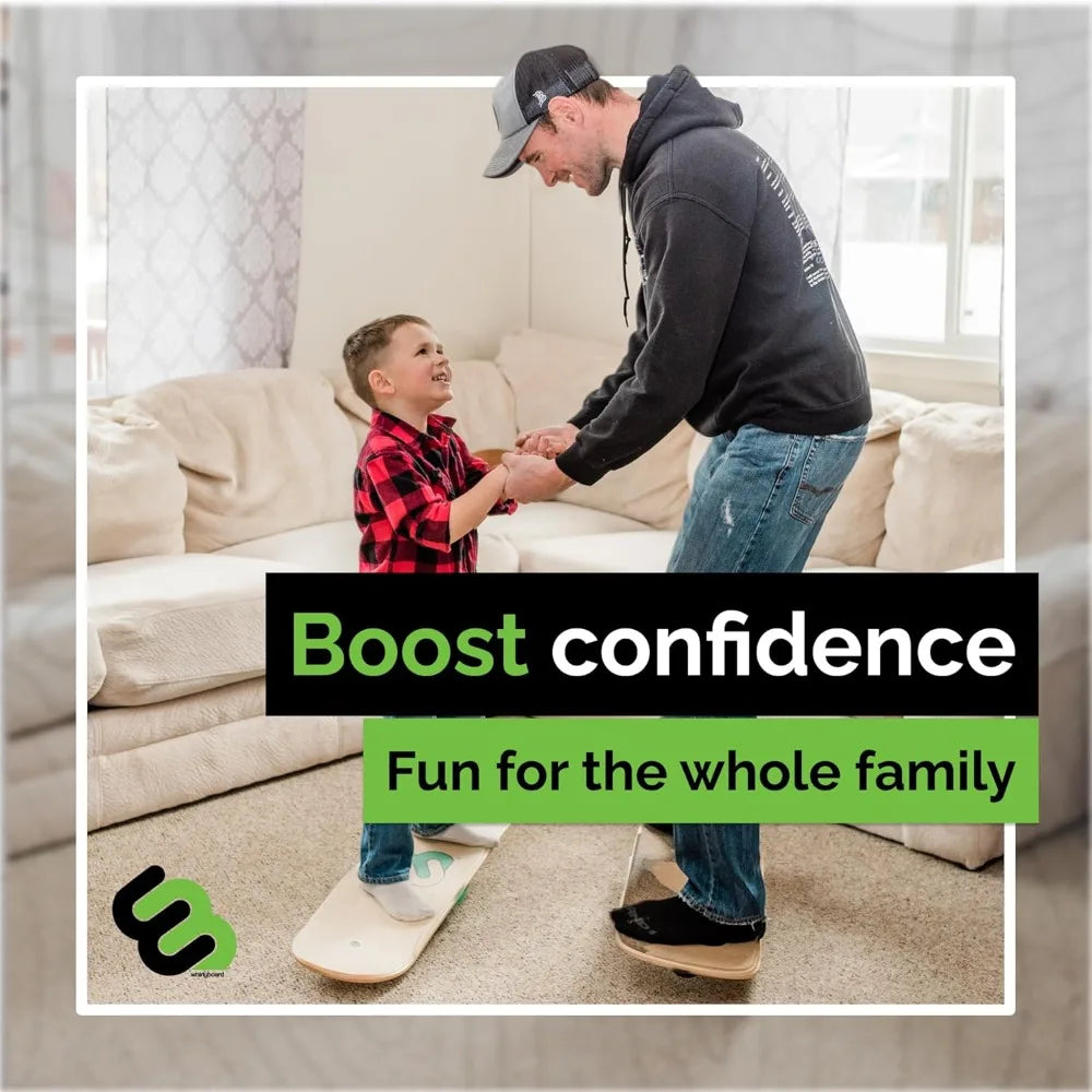 Desk Balance Board with Standing Desk Mat and Stabilizing Ring – Anti-Fatigue Support for Active Workspaces