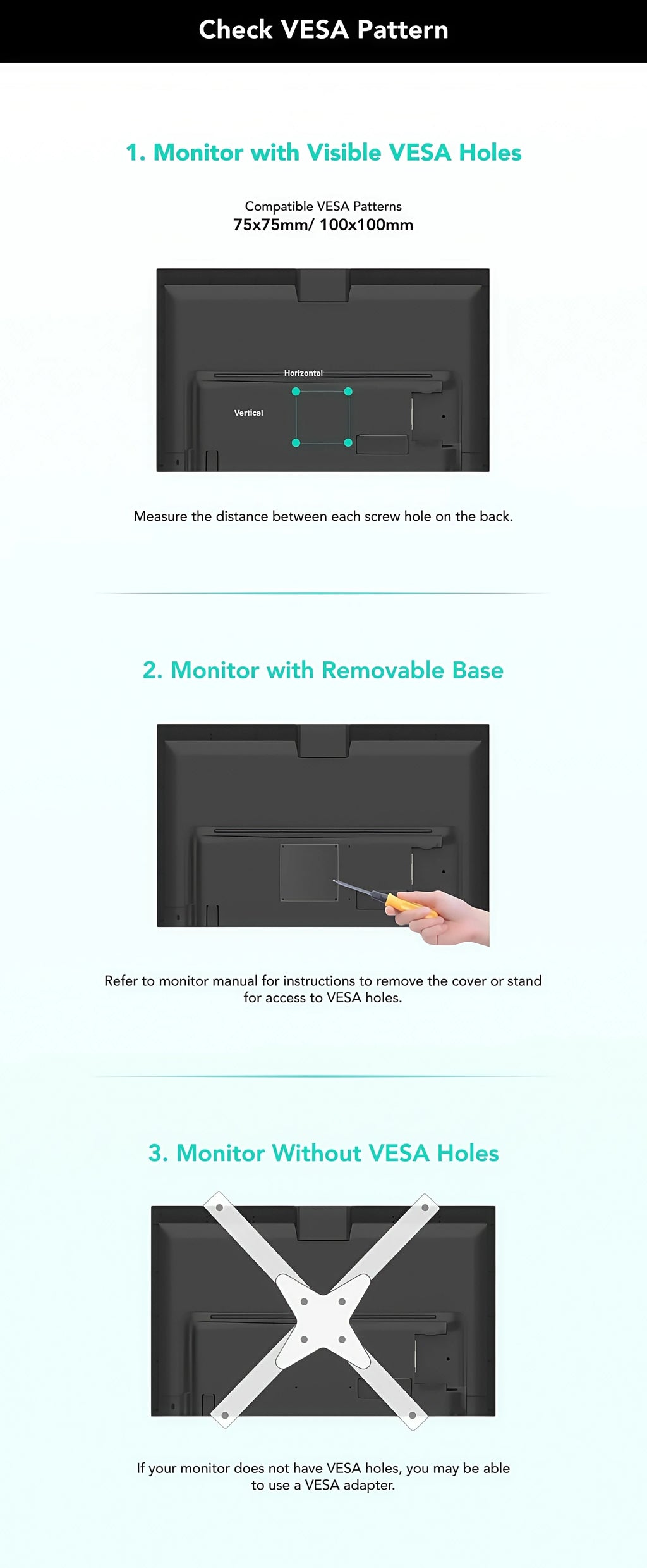 Nearhub US Free Shipping Monitor Arm Dual Arm With C-Clamp Grommet Mount,Flexible Adjustment Effortless Installation Monitor Arm