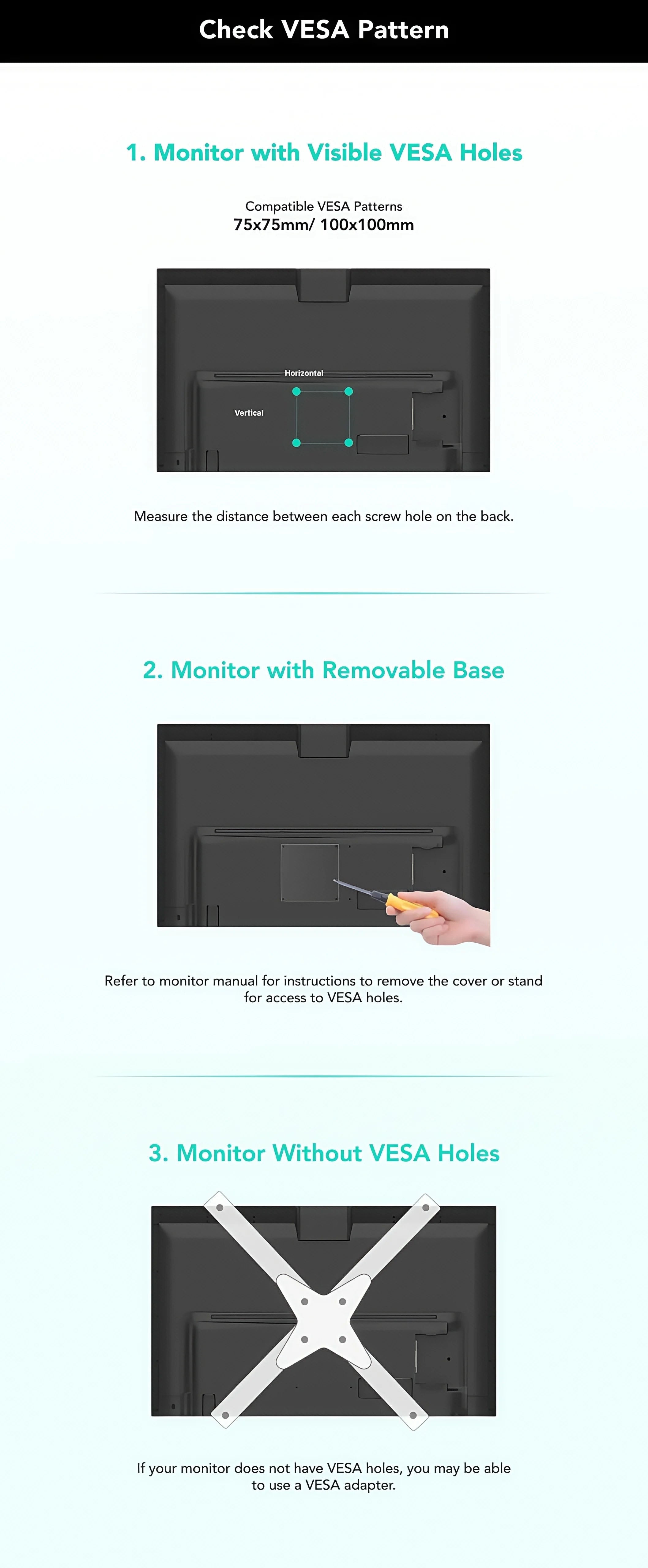 Nearhub US Free Shipping Monitor Arm Dual Arm With C-Clamp Grommet Mount,Flexible Adjustment Effortless Installation Monitor Arm