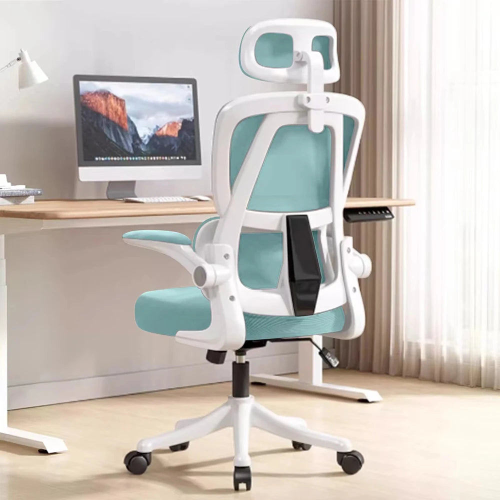 Adjustable Home Desk Chair – Breathable Mesh Comfort with Lumbar Support