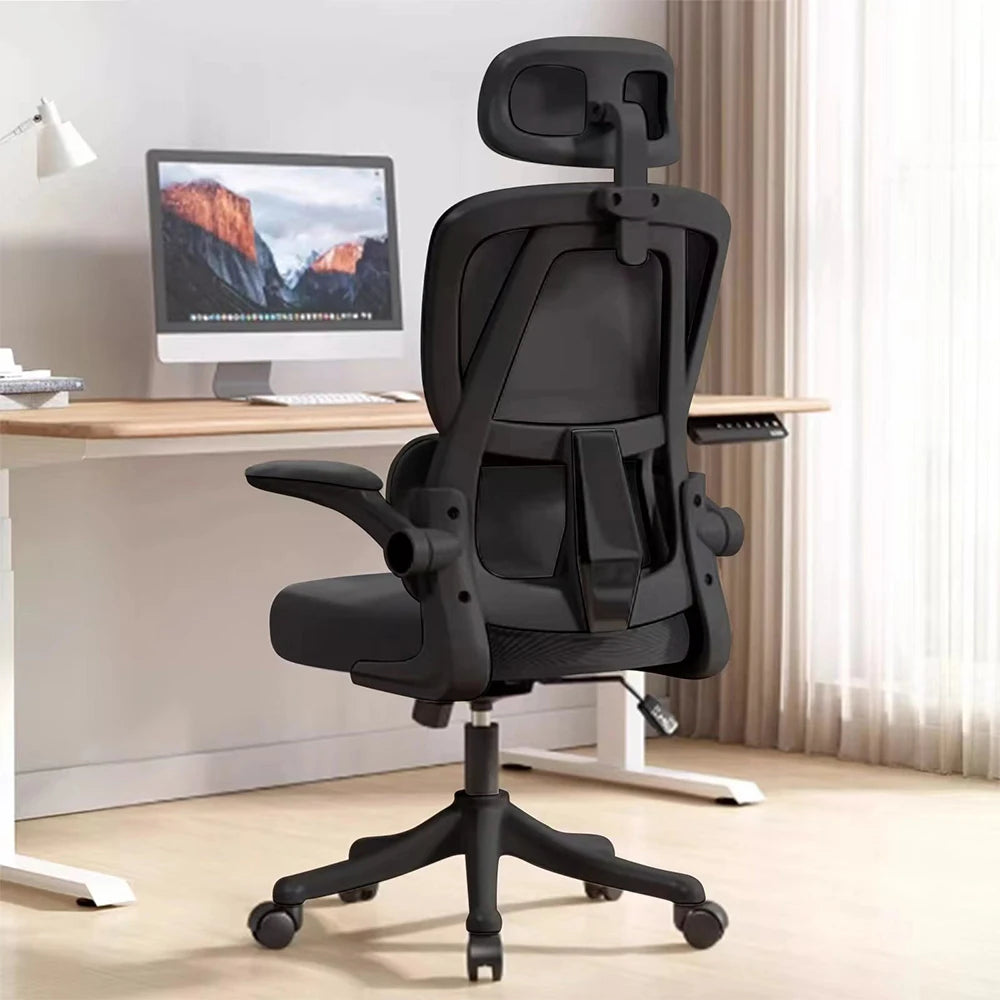 Adjustable Home Desk Chair – Breathable Mesh Comfort with Lumbar Support