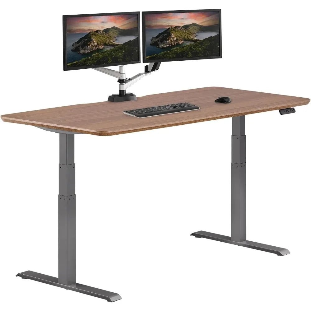 Electric Standing Desk with Dual Motor Lift, Memory Presets & T - Style Legs - Savira Desk - 